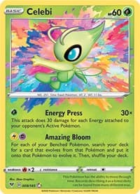 Celebi - SWSH04: Vivid Voltage - Pokemon card