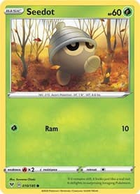 Seedot - SWSH04: Vivid Voltage - Pokemon card