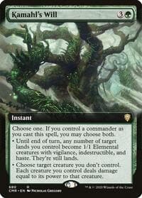 Kamahl's Will (Extended Art) - Commander Legends - Magic: The Gathering card