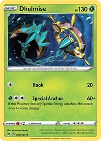 Dhelmise - SWSH04: Vivid Voltage - Pokemon card