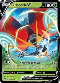 Orbeetle V - SWSH04: Vivid Voltage - Pokemon card