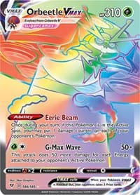 Orbeetle VMAX (Secret) - SWSH04: Vivid Voltage - Pokemon card
