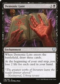 Demonic Lore - Commander Legends - Magic: The Gathering card