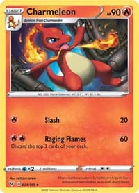 Charmeleon - SWSH04: Vivid Voltage - Pokemon card