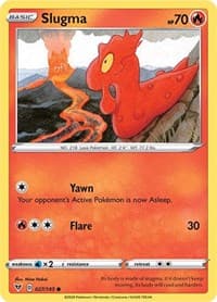 Slugma - SWSH04: Vivid Voltage - Pokemon card
