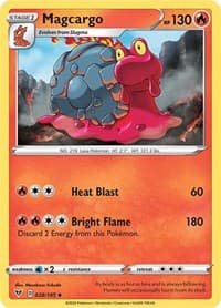 Magcargo - SWSH04: Vivid Voltage - Pokemon card
