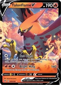 Talonflame V - SWSH04: Vivid Voltage - Pokemon card