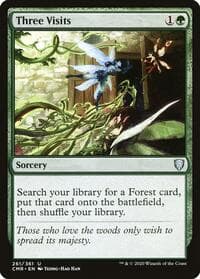 Three Visits - Commander Legends - Magic: The Gathering card
