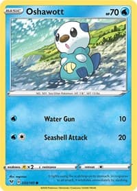 Oshawott - SWSH04: Vivid Voltage - Pokemon card
