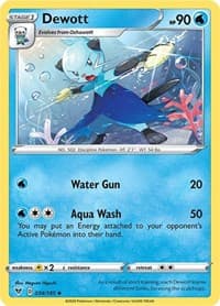 Dewott - SWSH04: Vivid Voltage - Pokemon card