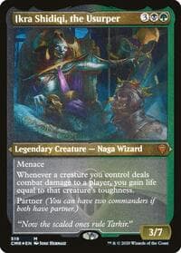 Ikra Shidiqi, the Usurper (Foil Etched) - Commander Legends - Magic: The Gathering card
