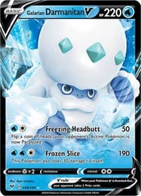 Galarian Darmanitan V - SWSH04: Vivid Voltage - Pokemon card