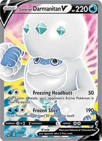 Galarian Darmanitan V (Full Art) - SWSH04: Vivid Voltage - Pokemon card