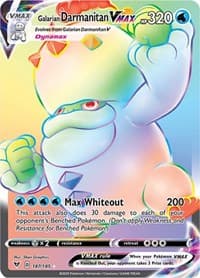 Galarian Darmanitan VMAX (Secret) - SWSH04: Vivid Voltage - Pokemon card