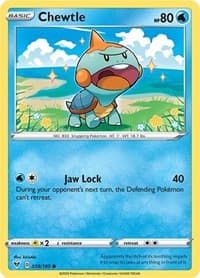 Chewtle - SWSH04: Vivid Voltage - Pokemon card