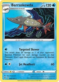 Barraskewda - SWSH04: Vivid Voltage - Pokemon card
