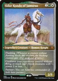 Sidar Kondo of Jamuraa (Foil Etched) - Commander Legends - Magic: The Gathering card