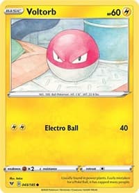 Voltorb - SWSH04: Vivid Voltage - Pokemon card