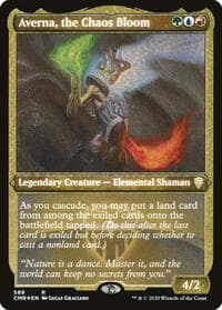 Averna, the Chaos Bloom (Foil Etched) - Commander Legends - Magic: The Gathering card
