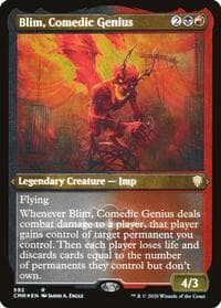 Blim, Comedic Genius (Foil Etched) - Commander Legends - Magic: The Gathering card