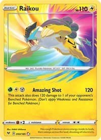 Raikou - SWSH04: Vivid Voltage - Pokemon card