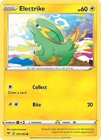 Electrike - SWSH04: Vivid Voltage - Pokemon card