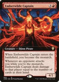 Emberwilde Captain (Extended Art) - Commander Legends - Magic: The Gathering card
