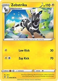 Zebstrika - SWSH04: Vivid Voltage - Pokemon card