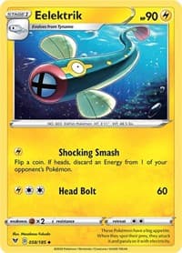 Eelektrik - SWSH04: Vivid Voltage - Pokemon card