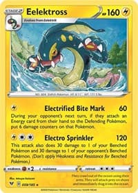 Eelektross - SWSH04: Vivid Voltage - Pokemon card