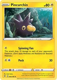 Pincurchin - SWSH04: Vivid Voltage - Pokemon card