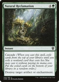 Natural Reclamation - Commander Legends - Magic: The Gathering card