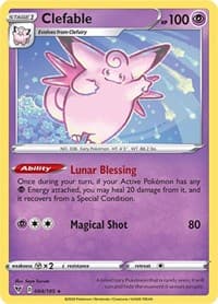 Clefable - SWSH04: Vivid Voltage - Pokemon card