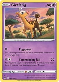 Girafarig - SWSH04: Vivid Voltage - Pokemon card