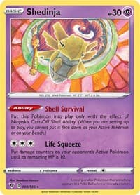 Shedinja - SWSH04: Vivid Voltage - Pokemon card