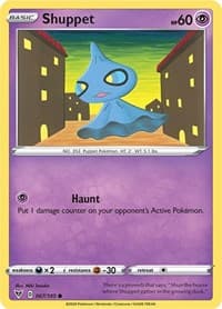 Shuppet - SWSH04: Vivid Voltage - Pokemon card