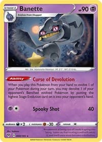 Banette - SWSH04: Vivid Voltage - Pokemon card