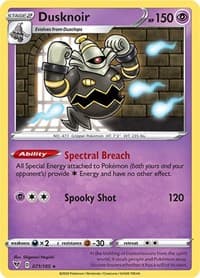 Dusknoir - SWSH04: Vivid Voltage - Pokemon card