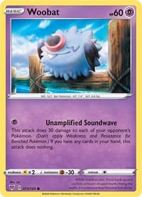 Woobat - SWSH04: Vivid Voltage - Pokemon card