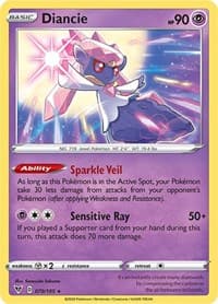 Diancie - SWSH04: Vivid Voltage - Pokemon card