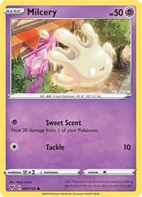 Milcery - SWSH04: Vivid Voltage - Pokemon card