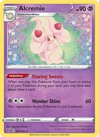 Alcremie - SWSH04: Vivid Voltage - Pokemon card