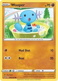Wooper - SWSH04: Vivid Voltage - Pokemon card