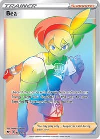 Bea (Secret) - SWSH04: Vivid Voltage - Pokemon card