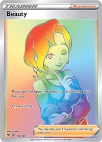 Beauty (Secret) - SWSH04: Vivid Voltage - Pokemon card