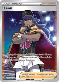 Leon (Full Art) - SWSH04: Vivid Voltage - Pokemon card
