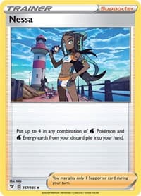 Nessa - SWSH04: Vivid Voltage - Pokemon card