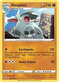 Donphan - SWSH04: Vivid Voltage - Pokemon card