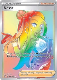 Nessa (Secret) - SWSH04: Vivid Voltage - Pokemon card