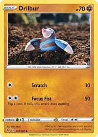Drilbur - SWSH04: Vivid Voltage - Pokemon card